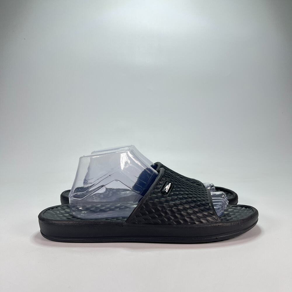 Crane Sport Black Lightweight Water Resistant Shower Slide Sandals Men's Size 10